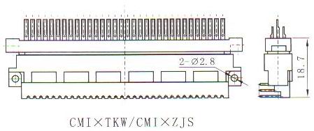 solder contact receptacle Connectors The Picture of Connector