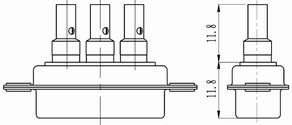 J18 Combination connectors with special contacts Connectors Introduction of high frequency contact