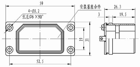 J16 single rectangular connectors Connectors Shell Accessories