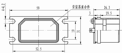 J16 single rectangular connectors Connectors Shell Accessories