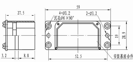 J16 single rectangular connectors Connectors Shell Accessories