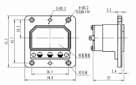 J16 single rectangular connectors Connectors Shell Accessories