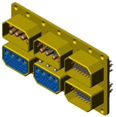 J16 six rectangular connectors Connectors Shell Accessories