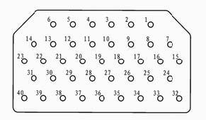 J16 foundation accessories Connectors Contact Arrangement and The Picture