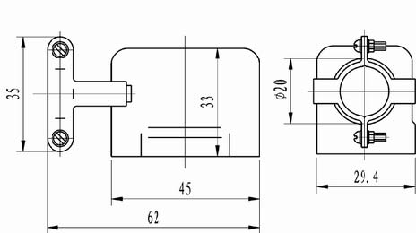 J16 Accessories Connectors Cable Clamp