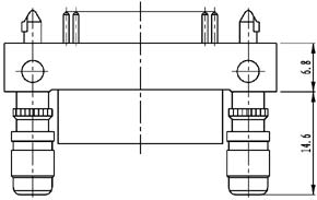 Type TM installation accessories and variations for contact tail end Connectors Product Outline Dimensions