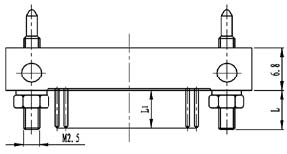 Type ZL installation accessories and variations for contact tail end Connectors Product Outline Dimensions