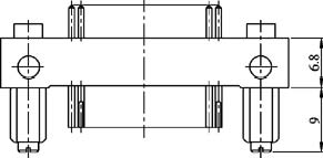 Type ZD installation accessories and variations for contact tail end Connectors Product Outline Dimensions