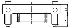 Type ZD installation accessories and variations for contact tail end Connectors Product Outline Dimensions