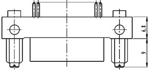 Type ZD installation accessories and variations for contact tail end Connectors Product Outline Dimensions