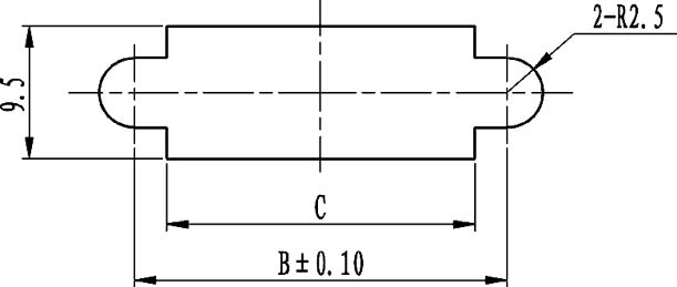 J27A panel cutouts Connectors panel cutouts