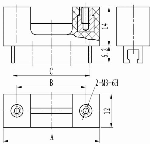 JXB series Connectors Product Outline Dimensions