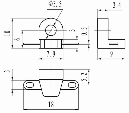 JXB series Connectors Product Outline Dimensions