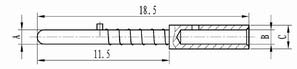 CX-1 series Connectors Product Outline Dimensions