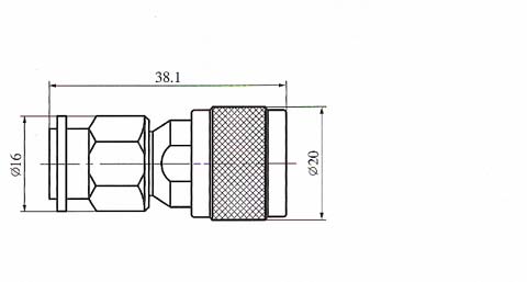 TNC series Connectors Product Outline Dimensions