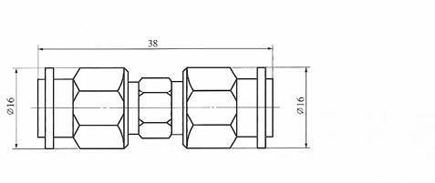 TNC series Connectors Product Outline Dimensions