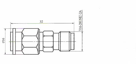 TNC series Connectors Product Outline Dimensions