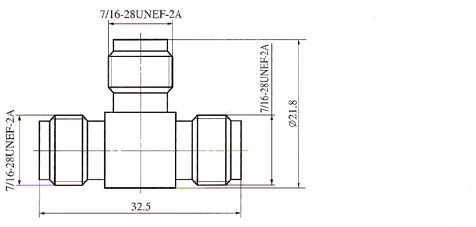 TNC series Connectors Product Outline Dimensions