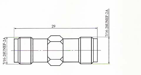 TNC series Connectors Product Outline Dimensions