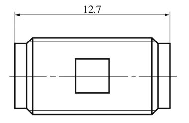 SSMA series Connectors Product Outline Dimensions