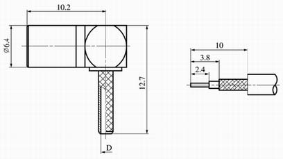 SMB series Connectors Product Outline Dimensions