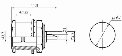 SMB series Connectors Product Outline Dimensions