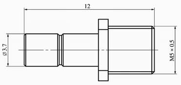 SMB series Connectors Product Outline Dimensions