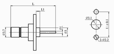 SMB series Connectors Product Outline Dimensions