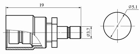 SMB series Connectors Product Outline Dimensions