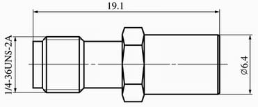 SMB series Connectors Product Outline Dimensions