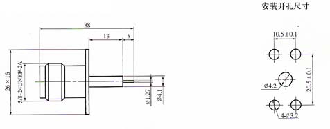 N series Connectors Product Outline Dimensions