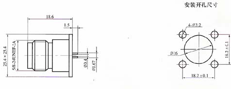 N series Connectors Product Outline Dimensions