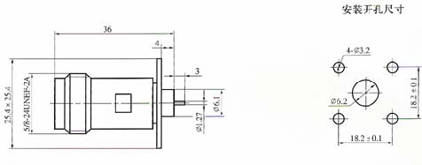 N series Connectors Product Outline Dimensions