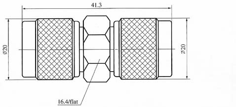 N series Connectors Product Outline Dimensions