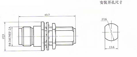 N series Connectors Product Outline Dimensions