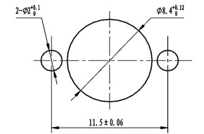 Y34 series Connectors panel cutouts