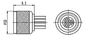 Y34 plastic shell connectors  Connectors Product Outline Dimensions