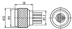 Y34M basic connectors  Connectors Product Outline Dimensions