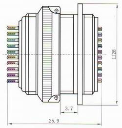 Y67 receptacle accessories Connectors The Picture of Connector