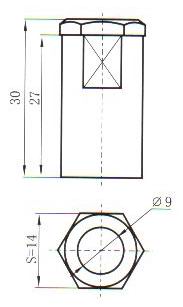 Y67encapsulation tail cover accessories Connectors Product Outline Dimensions