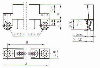 J15 basic connectors Connectors Product Outline Dimensions