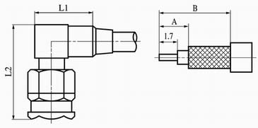 SMA series Connectors Product Outline Dimensions