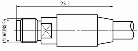 SMA series Connectors Product Outline Dimensions