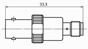 SMA series Connectors Product Outline Dimensions