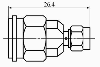 SMA series Connectors Product Outline Dimensions