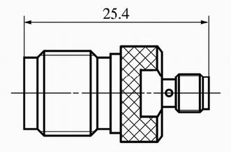 SMA series Connectors Product Outline Dimensions