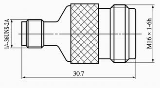 SMA series Connectors Product Outline Dimensions