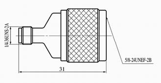 SMA series Connectors Product Outline Dimensions