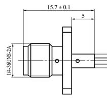 SMA series Connectors Product Outline Dimensions