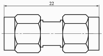 SMA series Connectors Product Outline Dimensions